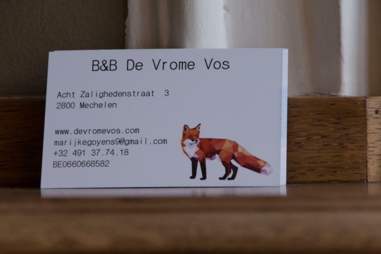 B&B De Vrome Vos Mechelen Exteriér fotografie